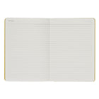 Gry Mattr - Cahier de notes contrastant avec stylo - jaune-Fermeture élastique