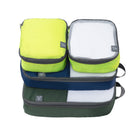 Travelon Soft Packing Organizers - Bold - Set of 4-4 modular stacking sizes for organized packing to improve luggage capacity