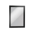Durable Duraframe Half Letter Frame - 8.5" W x 5.5"  H- Black - 2 Pack-Magnetic Sign holder