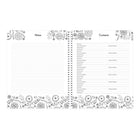 Blueline 2027 DoodlePlan Colouring Weekly/Monthly Planner with Twin-Wire Binding - 11" x 8-1/2" - Botanica Design - Bilingual-Includes a full colouring page and a
monthly planner before each month