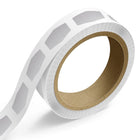 JAM Paper Standard Label Rolls - Marquis Shaped Bottle Favors - 1 7/8 x 3 15/32 - Silver Metallic Foil - 125 Labels/Roll-Colour: Durable Silver Shiny Foil | Make your mail stand out with colourful shipping address labels.