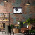 Anze Kopitar Los Angeles Kings - Framed Canvas - 31" x 22"-Officially licensed by the NHL and NHLPA