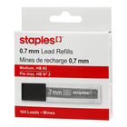Staples Mechanical Pencil Lead Refills - 0.7mm - HB - 144 Pack-Fits most standard 0.7mm mechanical pencils