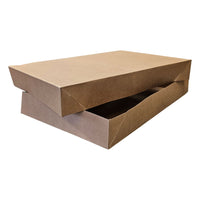 Eddie's Garment Box - 17X - 17" L x 11" W x 2-1/2" H - Kraft - 50 Pack-Gift Box