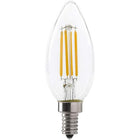 Northern Stars LED Light Bulb LE-4B10/860 6000K 120V 4W E12 400 to 40W - clear - 2 Pack-Clear