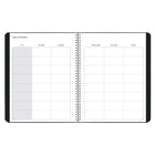 Blueline - Agenda Scolaire Mensuel - 11 po H x 8 1/2 po l - Noir - Anglais-Dates juliennes