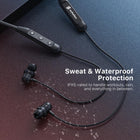 echelon FitFlex Neckband Bluetooth Earbuds - Black-7