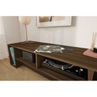 Nexera Rustik 72" TV Stand - Walnut-Designed and made in Canada with CARB II/FSC Certified particle board and MDF materials.  Ships in 24-48H from order date. Assembly required