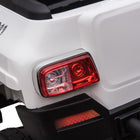 Aosom 12V 2-Seater Kids Ride-On Police Truck - White-Colour: White 