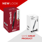 uni-ball 207 Retractable Gel Pens - 0.7mm - Black - 36 Pack  -The medium 0.7 mm point balances between detail and boldness, suitable for any writing or creative need