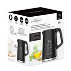JS Gourmet 1.7 L LED Smart Digital Electric Kettle - Black-Three preset water temperatures for tea