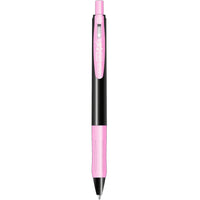 Zebra Sarasa Clip Decoshine Gel Retractable Pen - Pink-Rapid dry, smudge proof ink. Ideal for avid and left-handed writers