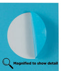 JAM Paper Round Circle Label Sticker Seals, 1 2/3" Diameter, Lunar Blue, 120 Pack-24 labels per sheet