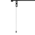 Kanto Low Profile Tilting Portrait TV Wall Mount - Black-Solid steel construction with durable powder coated finish
