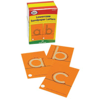 Didax Tactile Sandpaper Letter, Lowercase-Size: 4 5/6"(H) x 2 3/4"(W)