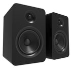 Kanto YUP6 Haut-parleurs d'étagère passifs de 5,25 po avec tweeter à dôme en soie de 1 po et woofer en kevlar de 5,25 po - Noir-Woofer en Kevlar de 5.25 po