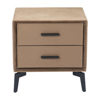Zuo Montana Side Table - Brown-MDF rectangular shape tabletop