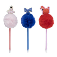 Pep Rally Bonjour Bestie Pom Pom Pen - 0.7mm - Black-Ball point pen