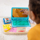 Melissa & Doug Wooden Work & Play Desktop Activity Board Infant & Toddler Sensory Toy-8