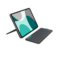 Logitech Flip Folio Keyboard Case for iPad 11/13 Pro (M4/M5) Air 13/11(M2/M3/M4)- Graphite-Compatible with iPad Pro 11-in (M4) and iPad Air 11-in (M2 , M3 & M4) & iPad Air (5th Gen)