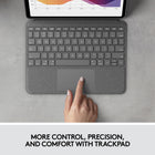 Logitech Folio Touch Keyboard Case for iPad Air 11" (M2) / (M3) / (M4) & iPad Air (5th generation) - Graphite-Backlit Keys: Backlit keys automatically adjust to your environment's lighting. If you need more or less light, the brightness levels are adjustable
