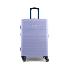 Reebok Double Dribble 26" Hardside Spinner Luggage - Lilac-Telescopic trolley handle ergonomically designed for comfort and durability with multi-stage locking heights with reinforced top and side handle