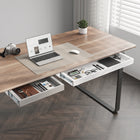 Uplite - Tiroir De Rangement Coulissant Ultra Fin Sous Le Bureau - Blanc-Organiseur d'espace de travail : Ce tiroir coulissant de 42 cm (36 cm hors supports latéraux) x 27 cm x 6,5 cm vous permet de garder votre espace de travail organisé et professionnel. 