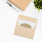 JAM Paper A7 Parchment Invitation Envelopes - 5.25" x 7.25" - Brown Recycled - 50 Pack-Quantity: 50 per pack, Enough to have at home or the office for any occasion