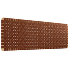 Modway Sparta Weave Wall-Mount Vegan Leather King Headboard - Natural Brown-King Size Headboard Only