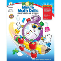 eBook: Carson Dellosa 104265-EB More Minute Math Drills - Grade 3 - 6-You will receive two emails: one confirming your entire order, and one with a "Download Software" buttonYou can download immediately or return to your email to download later