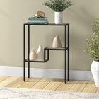 Hudson&Canal Lovett 22"W Console Table - Blackened Bronze-Features easy assembly