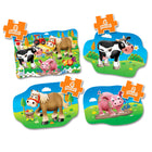University Games The Learning Journey My First Puzzle: 4-in-a-box: Farm - Farm Animal Recognition Puzzle For Kids - Interactive Farm Puzzle For Toddlers-Introduces color, shape, and object recognition