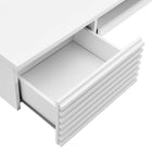 Modway Render 60" Wall Mount Wood Office Desk - White-Assembly Required