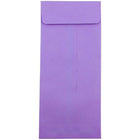 JAM Paper Enveloppes ouvertes de teinte claire en papier recyclé avec ferm. gom., 4 3/4 x 11 po, violet, 1000/paquet-Violet