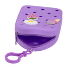 Gry Mattr Kids Eyeglass Case Silicone Sun Case Charm - Purple-4