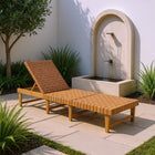 Zuo Breath Chaise Lounge - Brown-Dimensions: 78.7" L x 25.6" W x 33.1" H