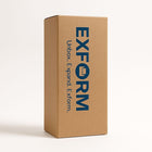 Exform - Canapé une place Aubrey - Noir-Mousse polymère haute densité — Mousse brevetée offrant un soutien ferme et une compression douce