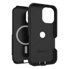 OtterBox Commuter MagSafe Case for iPhone 16 - Black-Drop+, 3X as many drops as military standard (MIL-STD-810G 516.6)