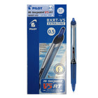 Pilot Hi-Tecpoint Grip Rollerball Pens Retractable V5 – 0.5mm – Blue – 12 Pack  -Needlepoint rollerball pen