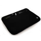 Vangoddy Neoprene 12" Laptop Protective Sleeve Case with Extra Pocket - Black-Front Zippered Pocket. Provides convenient storage for accessories like chargers, mice, or pens.