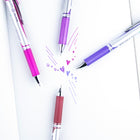 Pentel EnerGel Expressions Retractable Gel Roller Pen - 0.7mm - Warm Red - Assorted Colours - 4 Pack-0.7mm stainless steel tip