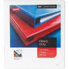Staples® - Reliure robuste à anneaux en D, 1 po, noir-Anneaux sans interstice Gap Free pour un bon alignement