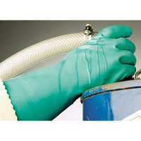 Mapa Professional - Gants À Prise Embossée À Motif En Z Stansolv Taille Moyen/8, 14po Lo, Nitrile, paquet de 6-Style de poignet Dentelé