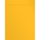 Jam Paper 80 lb Open-End Envelopes - 9" H x 12" W - Sunflower Yellow - 50 Pack-Peel & press seal: The self-seal design of these envelopes is perfect for anyone who doesn’t want to lick or use a moistener on every single envelope — it’s a huge time-saver! Simply peel off the protective strip, press, and seal. It couldn’t be easier! This type of adhesive is great for business applications, wedding announcements, and personal notes