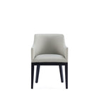 Manhattan Comfort - Lot de 2 fauteuils de salle à manger modernes Gansevoort 22,5 po en similicuir gris pierre-Capacité de charge : 136 kg