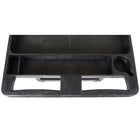 Luxor - Chariot robuste à bacs en polyéthylène à 2 tablettes - longueur 45 -5" - capacité 500 lb - noir-Conçu pour transporter en douceur des charges allant jusqu’à 250 lb (113 kg) par étagère, réparties uniformément