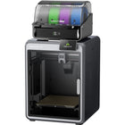 Creality K2 Combo 3D Printer with CFS-Step-servo motors and dynamically balanced fans keep Silent Mode around 45 dB, as quiet as typing on a laptop.