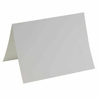 JAM Paper - Strathmore Cartes pliantes - 80 lb - Format A7 - 5,25 po x 7,25 po - Panneau vélin blanc brillant - paquet de 25-Couleur : Vélin blanc brillant