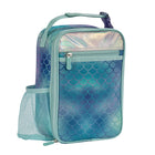 Pep Rally Junior Lunch Bag - Purple Scallops-Polyester and PEVA material