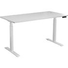 Motionwise - Bureau debout réglable en hauteur électrique de 60 - Blanc-Assemblage du bureau en 15 minutes à peine